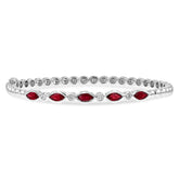 14KT Gold Ruby Bracelet