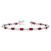 14KT Gold Ruby Bracelet