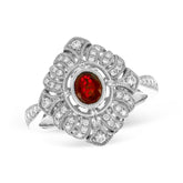 14KT Gold Ladies Ruby Fashion Ring