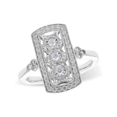 14KT Gold Ladies Diamond Fashion Ring