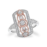 14KT Gold Ladies Diamond Fashion Ring
