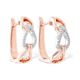 14KT Gold Diamond Earrings
