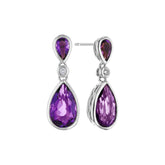14KT Gold Amethyst Earrings