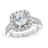 14KT Gold Diamond Semi-Mount Engagement Ring