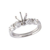 14KT Gold Diamond Semi-Mount Engagement Ring