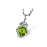 14KT Gold Peridot Necklace