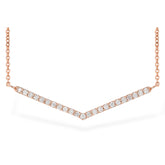 14KT Gold Diamond Necklace