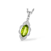 14KT Gold Peridot Necklace