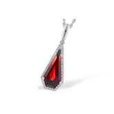 14KT Gold Garnet Necklace