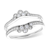 14KT Gold Ladies Diamond Wrap/Guard