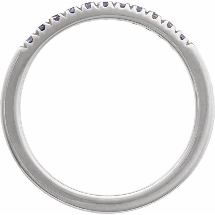 Sterling Silver Natural Alexandrite Stackable Ring