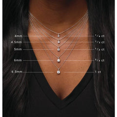 14K Yellow Gold 1 1/4 CT Lab-Grown Diamond 18" Necklace