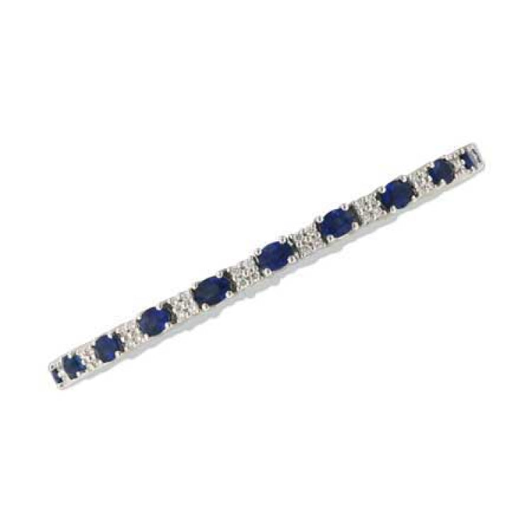 14KT Gold Sapphire Bracelet