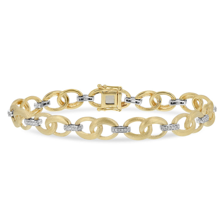 14KT Gold Diamond Bracelet