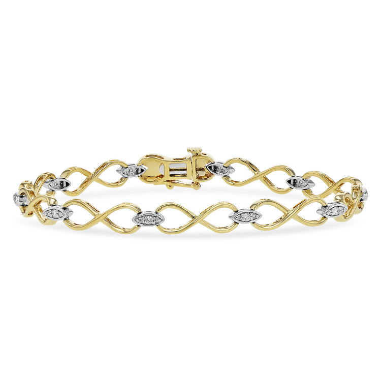 14KT Gold Diamond Bracelet