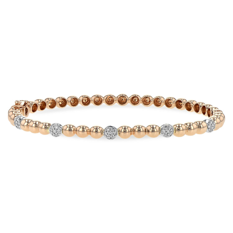 14KT Gold Diamond Bracelet