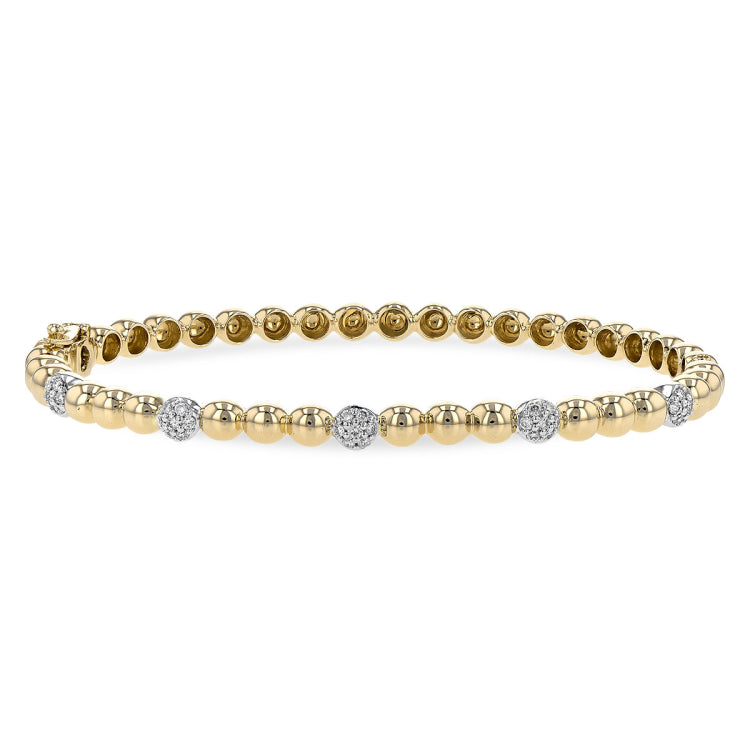14KT Gold Diamond Bracelet