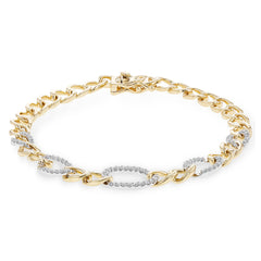 14KT Gold Diamond Bracelet