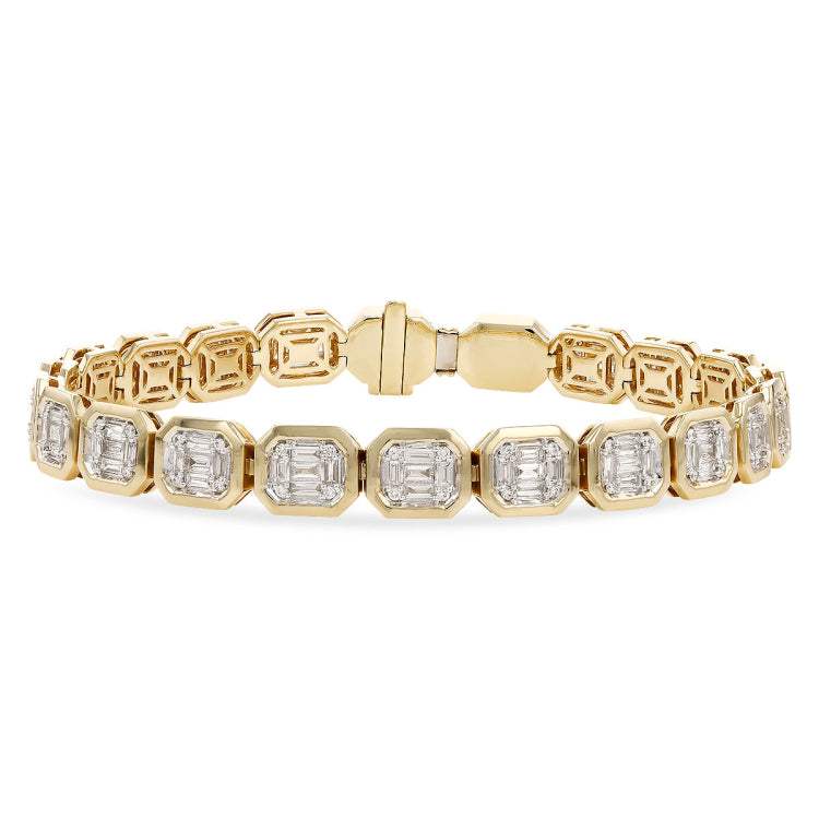 14KT Gold Diamond Bracelet