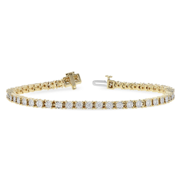 14KT Gold Diamond Bracelet