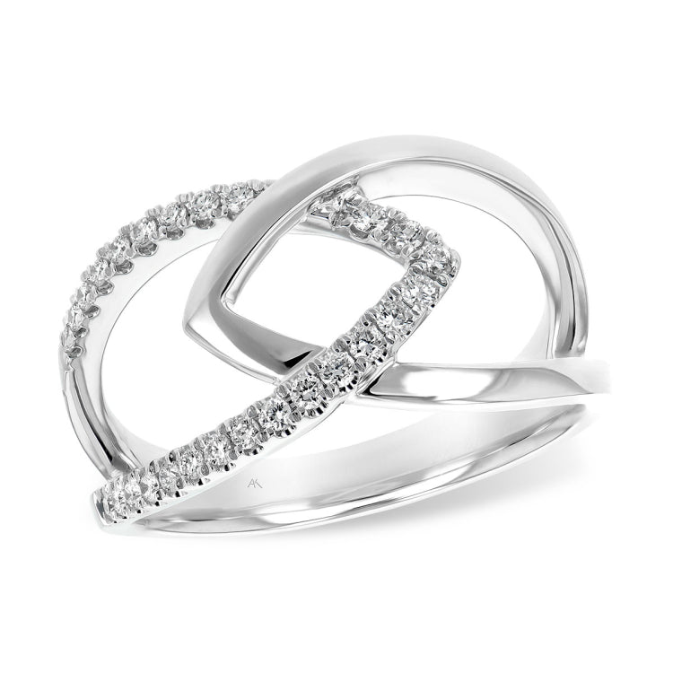 14KT Gold Ladies Diamond Fashion Ring