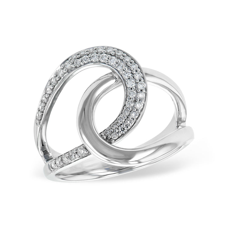 14KT Gold Ladies Diamond Fashion Ring