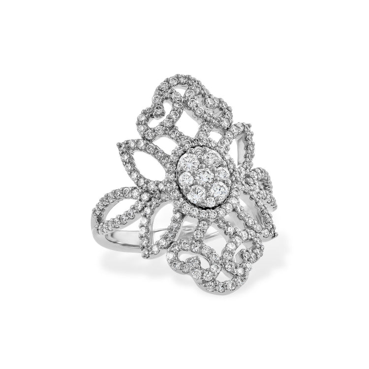 14KT Gold Ladies Diamond Fashion Ring