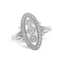 14KT Gold Ladies Diamond Fashion Ring
