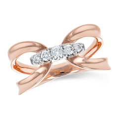 14KT Gold Ladies Diamond Fashion Ring