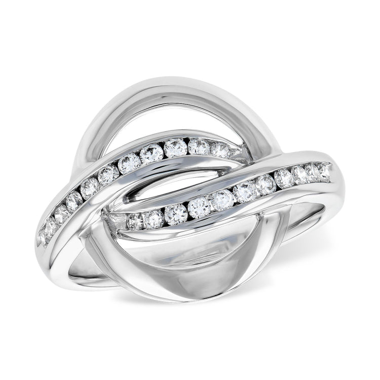 14KT Gold Ladies Diamond Fashion Ring
