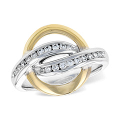 14KT Gold Ladies Diamond Fashion Ring