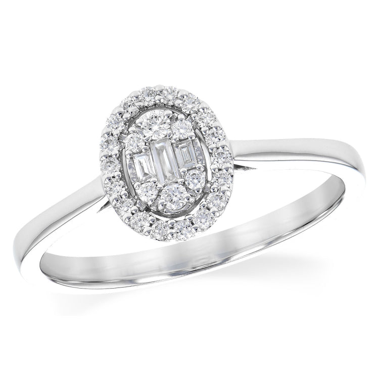 14KT Gold Ladies Diamond Fashion Ring