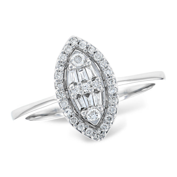 14KT Gold Ladies Diamond Fashion Ring