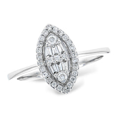 14KT Gold Ladies Diamond Fashion Ring