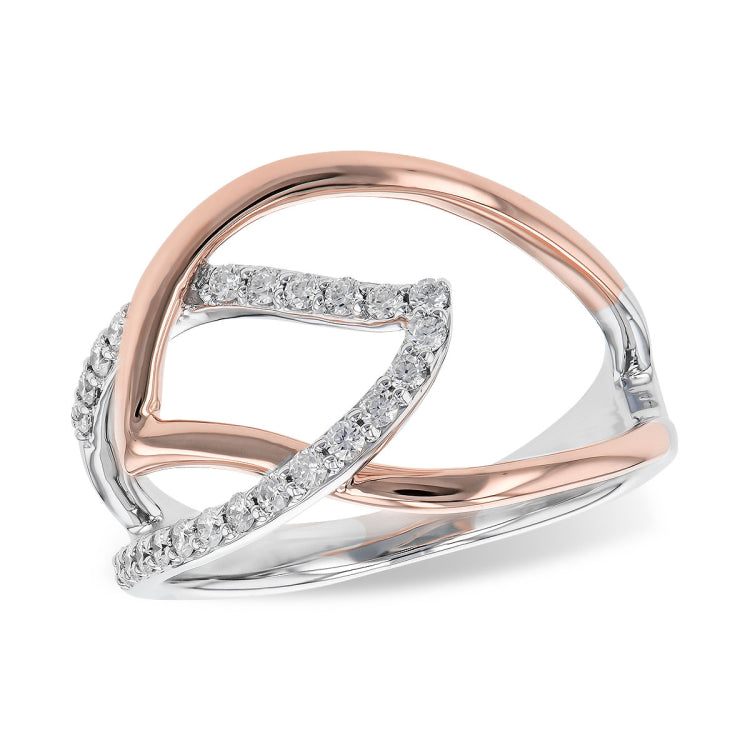 14KT Gold Ladies Diamond Fashion Ring