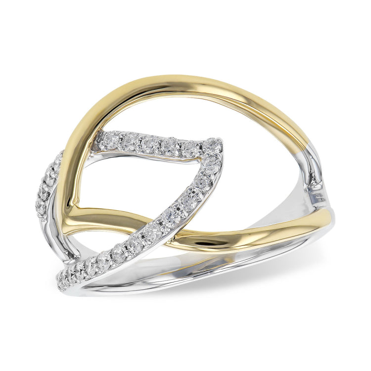 14KT Gold Ladies Diamond Fashion Ring