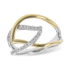 14KT Gold Ladies Diamond Fashion Ring