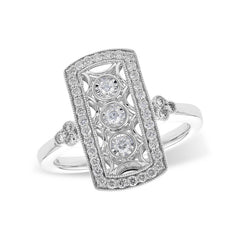14KT Gold Ladies Diamond Fashion Ring