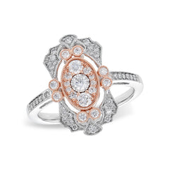 14KT Gold Ladies Diamond Fashion Ring