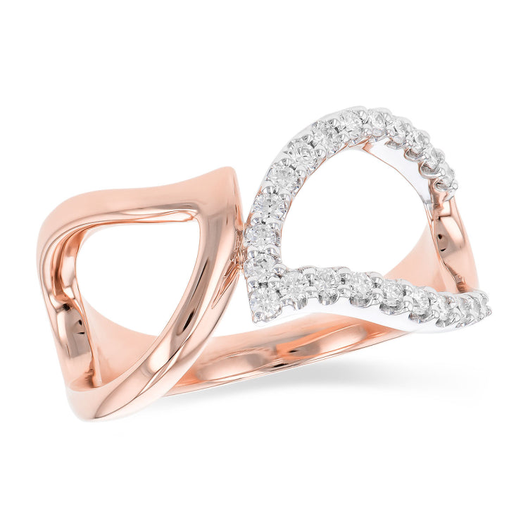14KT Gold Ladies Diamond Fashion Ring