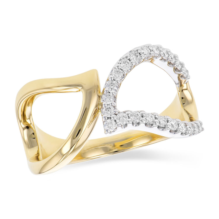 14KT Gold Ladies Diamond Fashion Ring