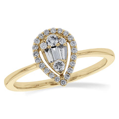 14KT Gold Ladies Diamond Fashion Ring