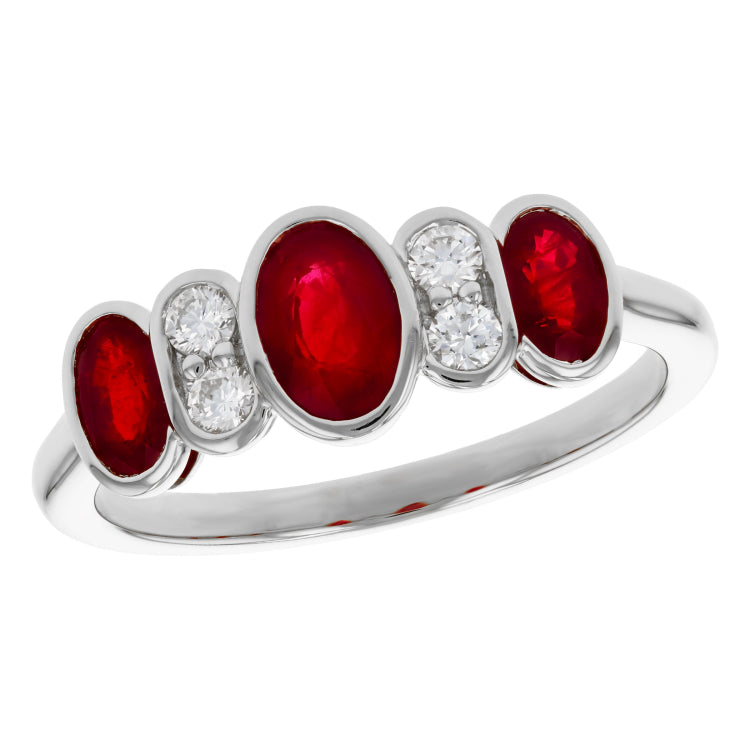 14KT Gold Ladies Ruby Fashion Ring