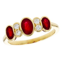 14KT Gold Ladies Ruby Fashion Ring