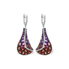 14KT Gold Multi-Stone Earrings