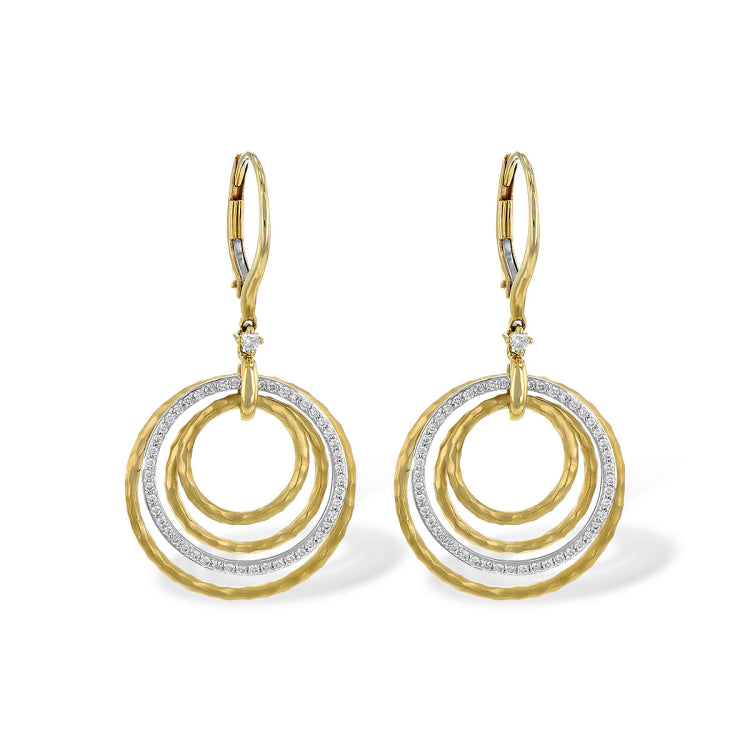 14KT Gold Diamond Earrings