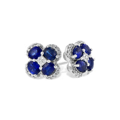 14KT Gold Sapphire Earrings