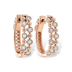 14KT Gold Diamond Earrings