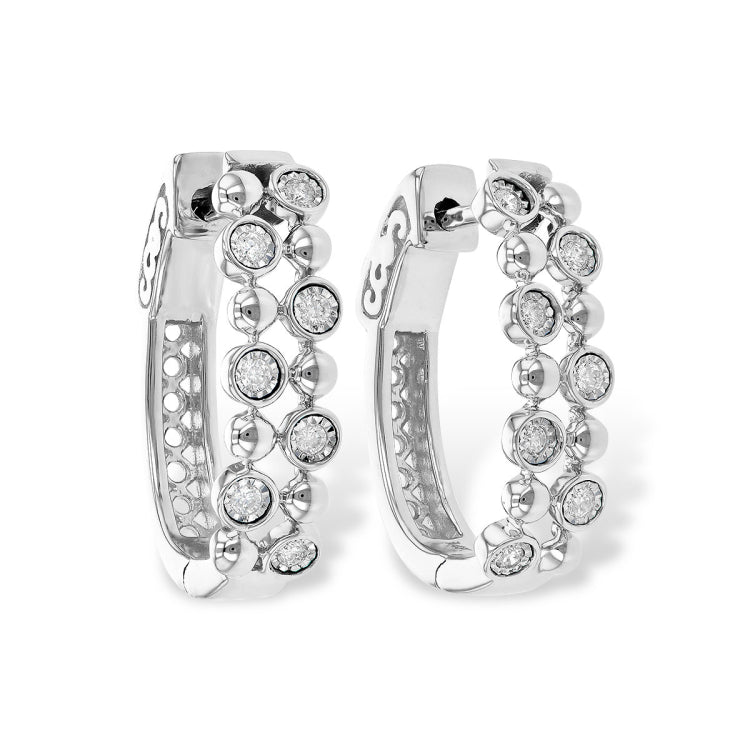 14KT Gold Diamond Earrings