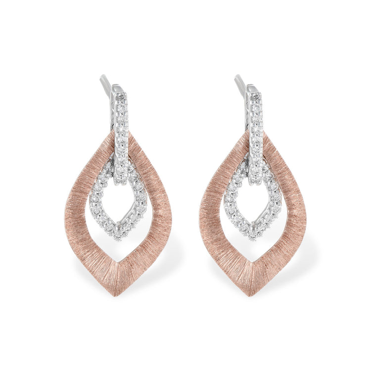 14KT Gold Diamond Earrings